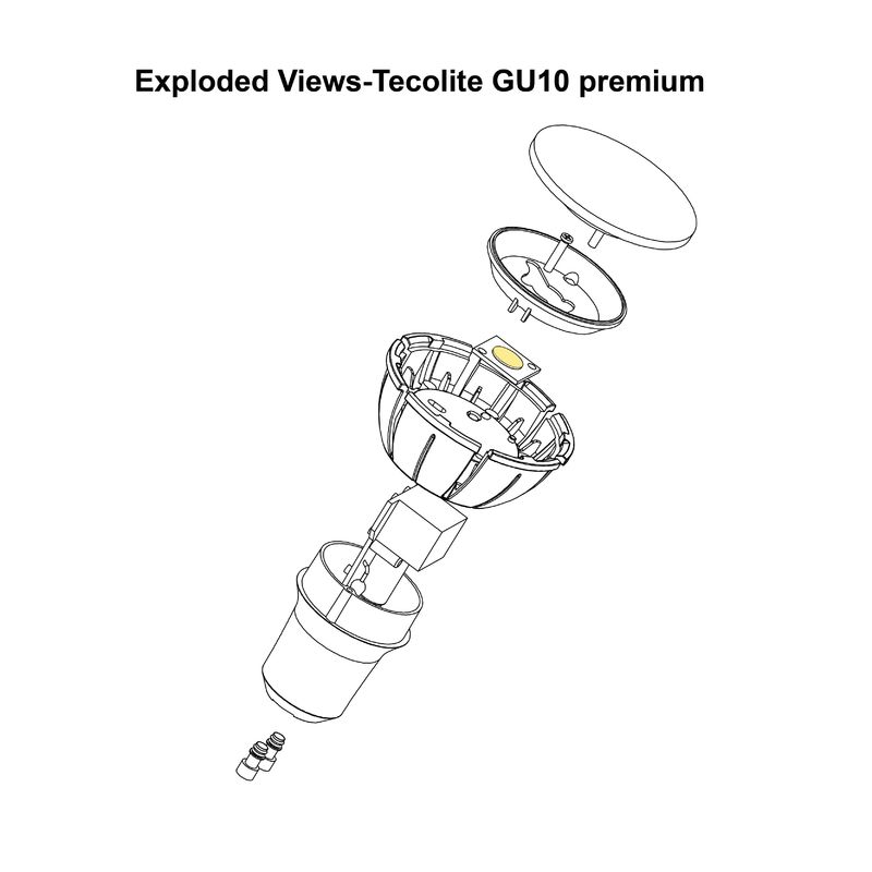 GU10 Fin ampoules à LED 7.5W 4000K Angle de faisceau étroit 10D Ra98 projecteurs à LED