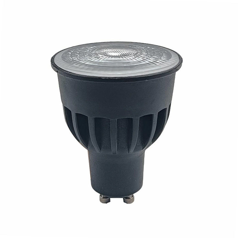 Lampes LED non atténuées 8w GU10 Intérieur Noir GU10 projecteur 24D Angle du faisceau 630 Lm