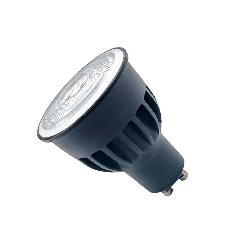 Lampes LED non atténuées 8w GU10 Intérieur Noir GU10 projecteur 24D Angle du faisceau 630 Lm