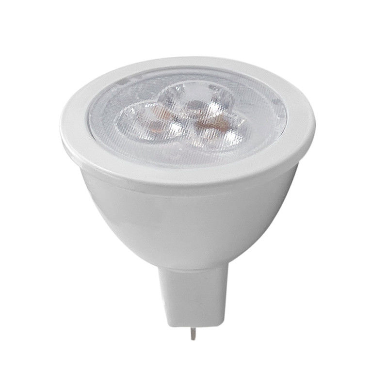 LED MR11 12V 3W 3000K ampoule Ra90 24 degrés angle de faisceau projecteur LED atténuée