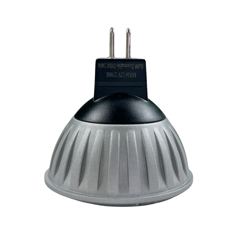 L'aluminium Triac Dimming Zoomable MR16 ampoules à LED projecteur 12V 7.5W 3000K GU5.3 Base