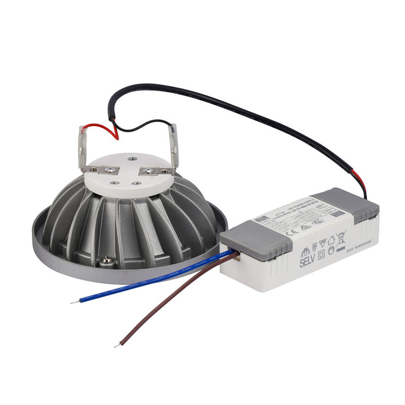 4000K Nature Blanc AR111 ampoules LED 24 degrés Flicker gratuit Un kit avec pilote externe