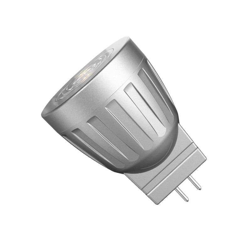 3000K 2.5W MR8 Lampes à LED Blanc chaud Non Dimmable Lumière LED en aluminium coulé
