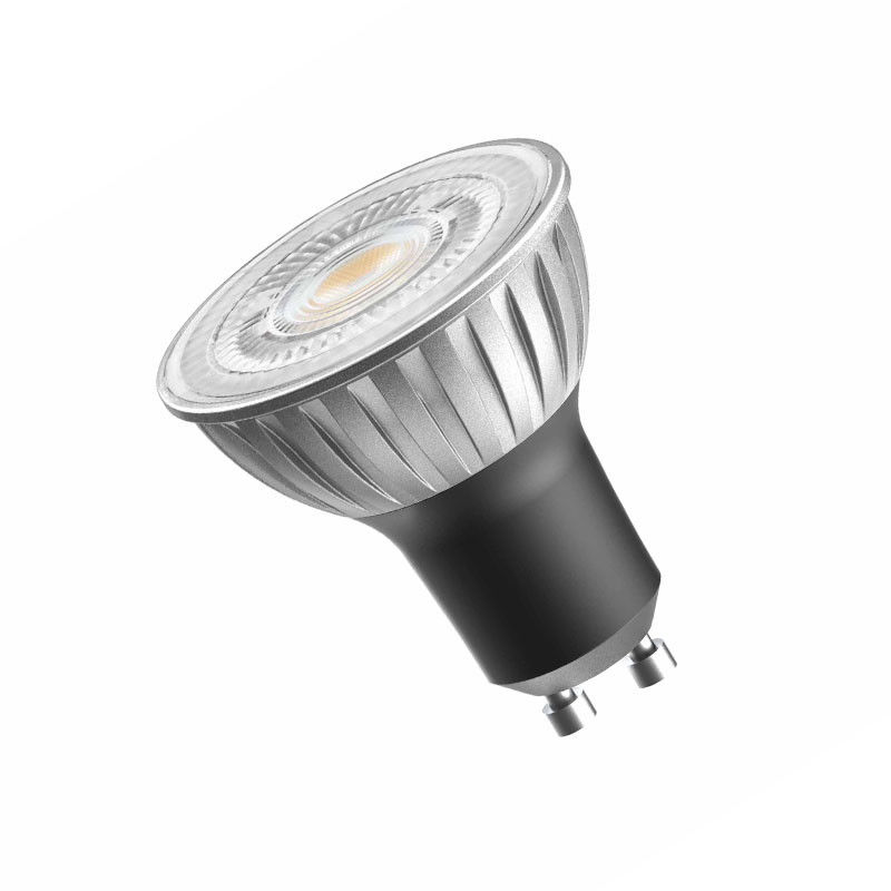 60 degrés GU10 ampoules LED 520lm 1800K à 2700K en aluminium coulé GU10 projecteur