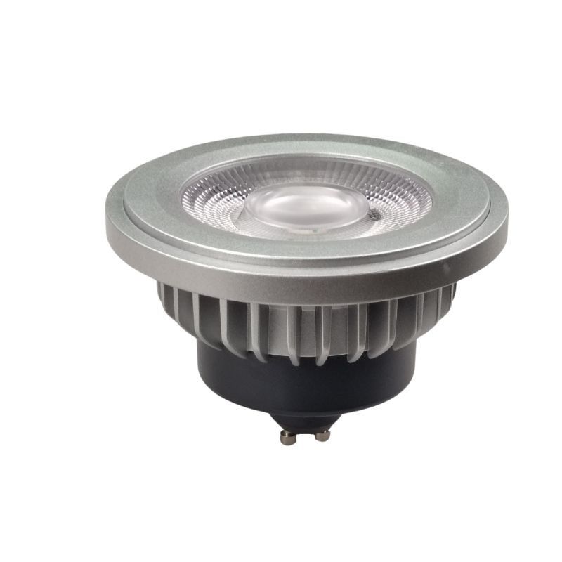 GU10 BaseType ES111 ampoule LED 16W 3000K 24 degrés Blanc chaud non atténuable avec conception sans scintillement et protection contre la surtempérature