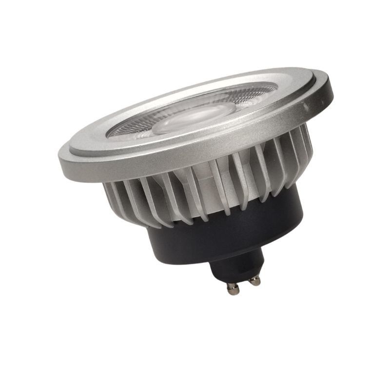 GU10 BaseType ES111 ampoule LED 16W 3000K 24 degrés Blanc chaud non atténuable avec conception sans scintillement et protection contre la surtempérature
