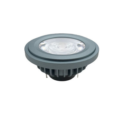 Lumière LED à 3000K à faible luminosité AR111 G53 ampoules de projecteurs Blanc chaud 15 degrés Ra90 1400Lm