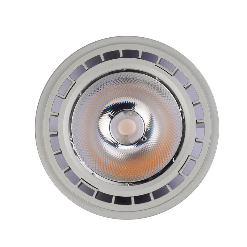 Teco 12W AR111 projecteur LED G53 Base 3000K Blanc chaud 12° Faisceau atténuable, CRI90 CE certifié RoHS