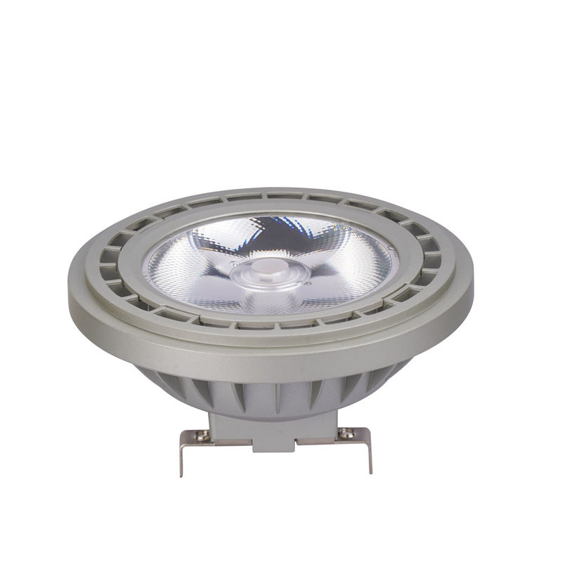 Teco 12W AR111 projecteur LED G53 Base 3000K Blanc chaud 12° Faisceau atténuable, CRI90 CE certifié RoHS