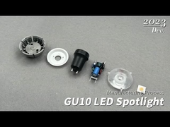 Lampe à LED Teco 7w 230v 2700k Couleur blanche chaude 60 degrés Ra98 Ampoules à LED Gu10 Dimmable