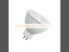 Éclairage décoratif 7W GU5.3 MR16 ampoules à LED blanches chaudes 3000K RA90 60 degrés