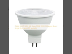7Watt GU5.3 MR16 ampoules à LED 3000K RA90 36 degrés angle du faisceau projecteur LED atténuable